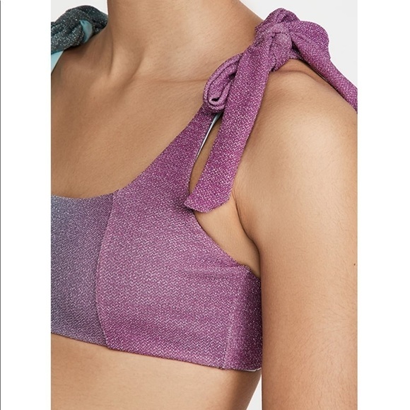 NWT BEACH RIOT Ombré Bikini Set Avalon Top - Picture 4 of 15